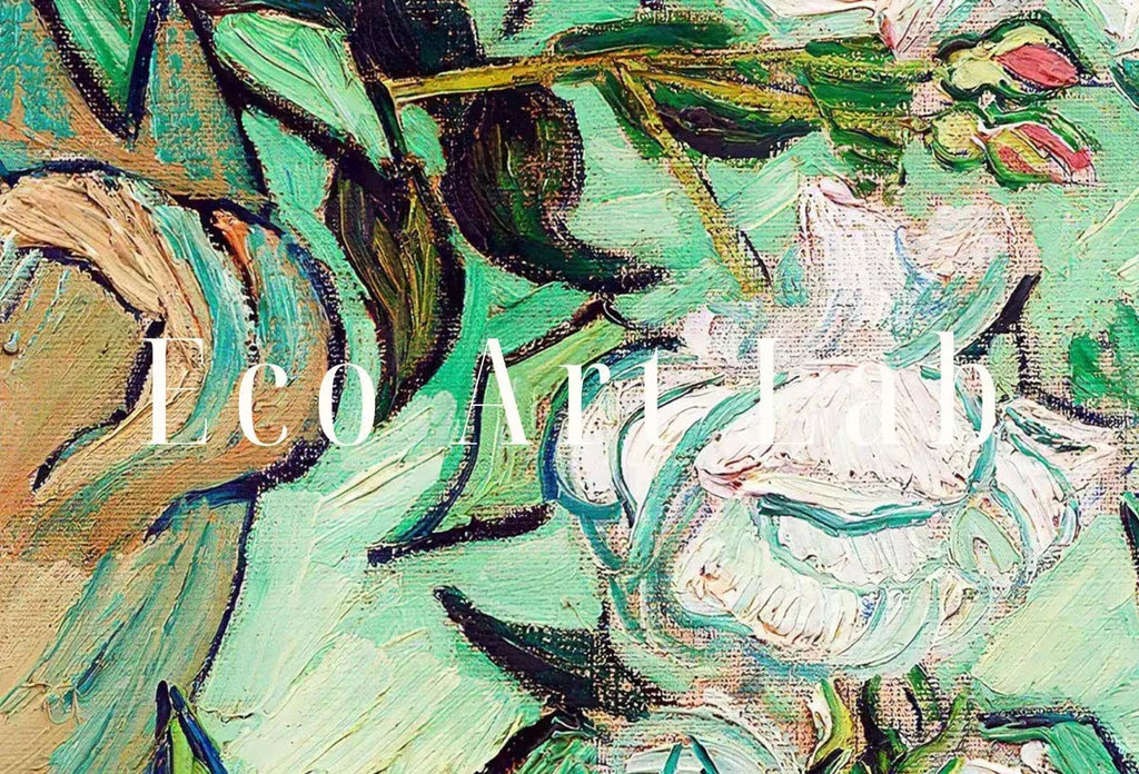 Famous van Gogh Roses Painting Art Print. Instant Download Printable van Gogh Fine Art. Vintage Still Life White Roses Painting. – Printable Wall Art