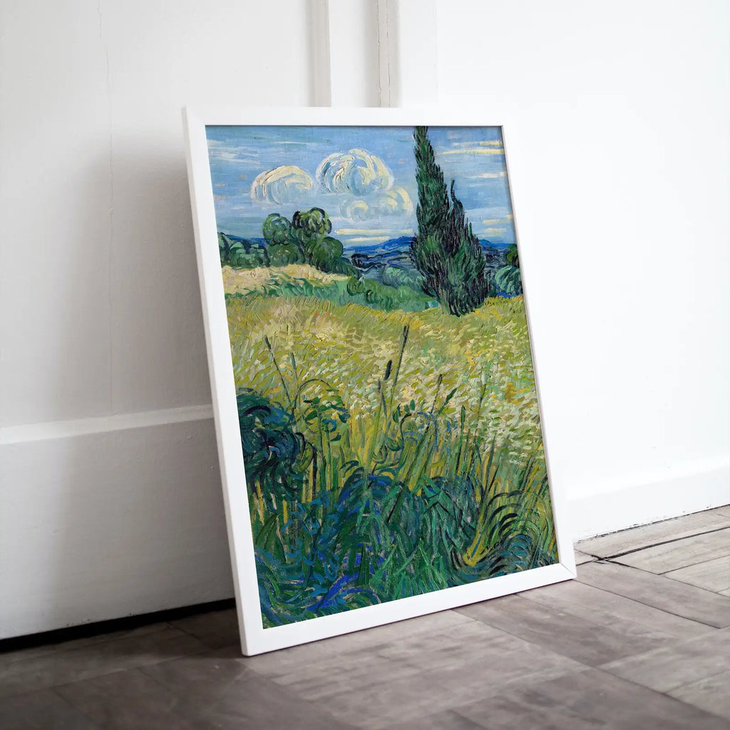 Famous Vincent van Gogh Green Wheat Field with Cypress Printable Art Print. Instant Download van Gogh Print Vintage Art Landscape Painting. – Printable Wall Art Digital Download
