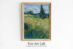 Famous Vincent van Gogh Green Wheat Field with Cypress Printable Art Print. Instant Download van Gogh Print Vintage Art Landscape Painting. – Printable Wall Art Digital Download