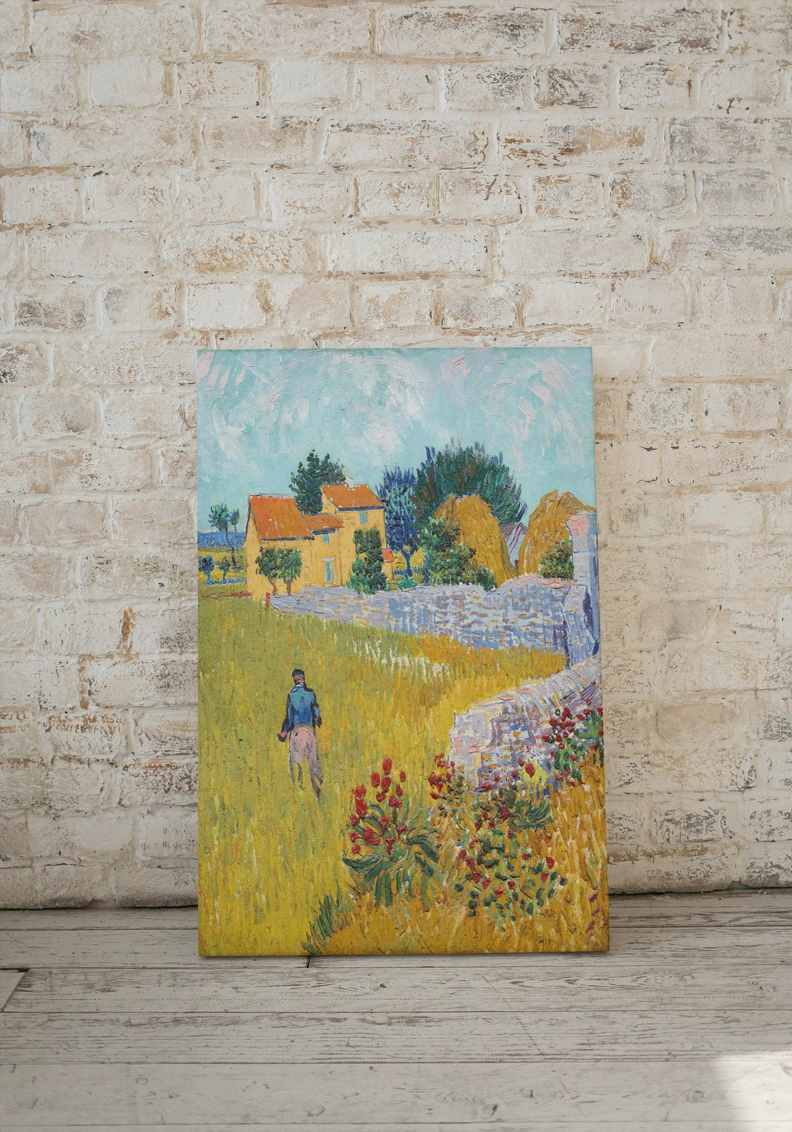 Farmhouse in Provence Vincent van Gogh Painting. Famous Printable Art. Instant Download van Gogh Vintage Landscape Fine Art Digital Download – Printable Wall Art Digital Download – Digital Download