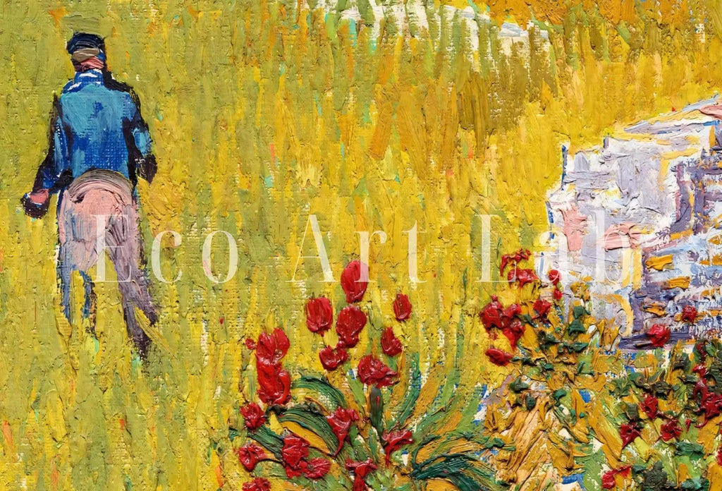 Farmhouse in Provence Vincent van Gogh Painting. Famous Printable Art. Instant Download van Gogh Vintage Landscape Fine Art  – Printable Wall Art