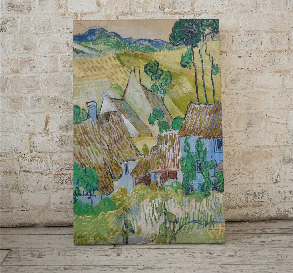 Farms near Auvers Vincent van Gogh Painting Printable Famous Art. Instant Download Farmhouse van Gogh Vintage Fine Art  – Printable Wall Art
