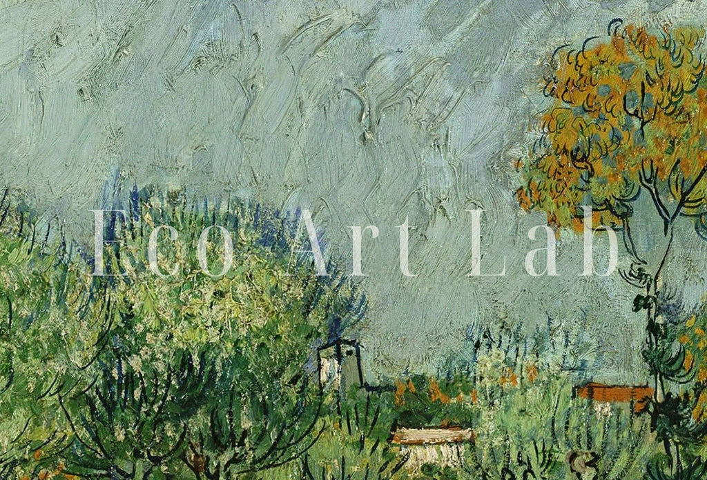 Second included artwork preview from Field with Flowers Vincent van Gogh Printable Famous Art Print. Instant Download. van Gogh Print. Vintage Landscape Painting. Fine Art Print featuring various scenes.