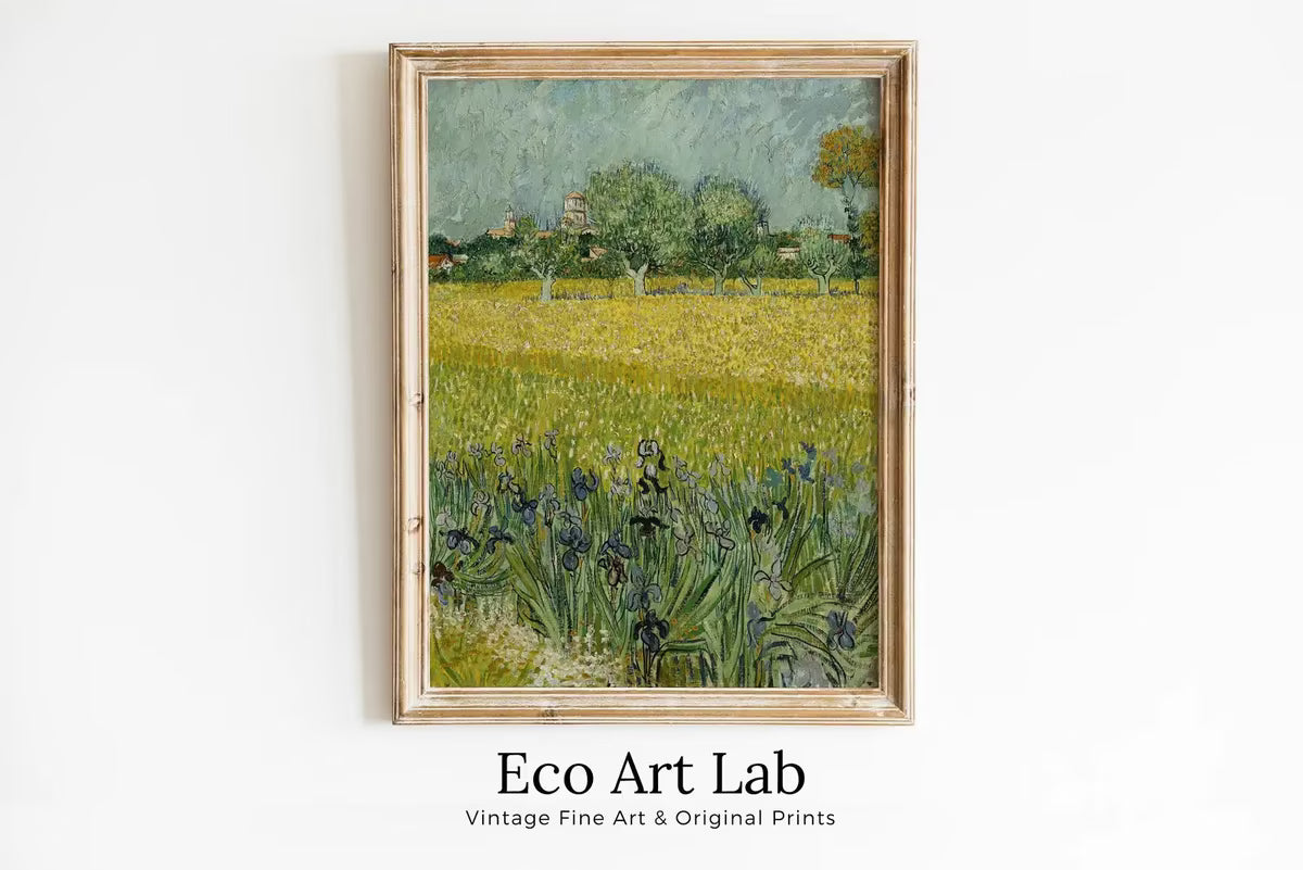 Field with Flowers Vincent van Gogh Printable Famous Art Print. Instant Download. van Gogh Print. Vintage Landscape Painting. Fine Art Print – Printable Wall Art
