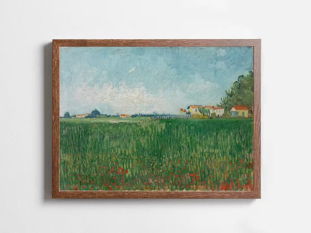 Field with Poppies. Vincent van Gogh Printable Famous Art Print. Instant Download van Gogh Print. Vintage Spring Painting. Fine Art Print – Printable Wall Art
