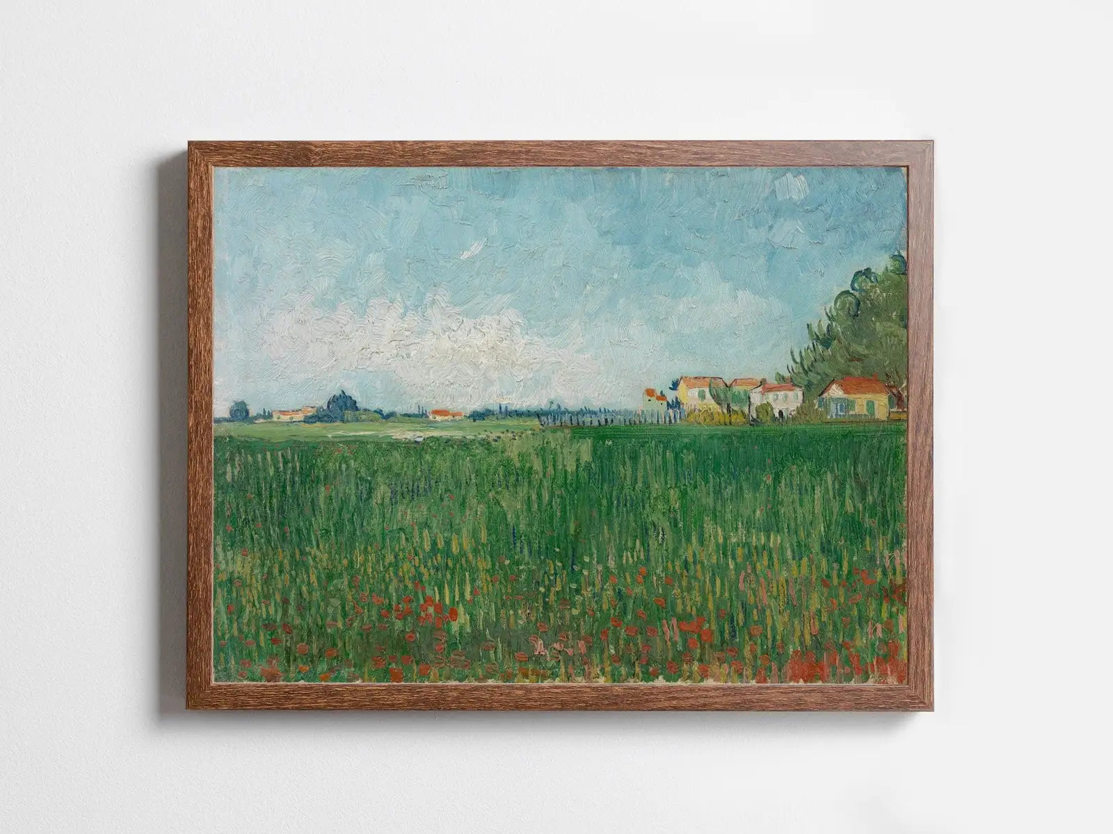 Champ de coquelicots, Vincent van Gogh, art célèbre à télécharger, tableau de Van Gogh à télécharger instantanément, peinture de printemps vintage, beaux-arts