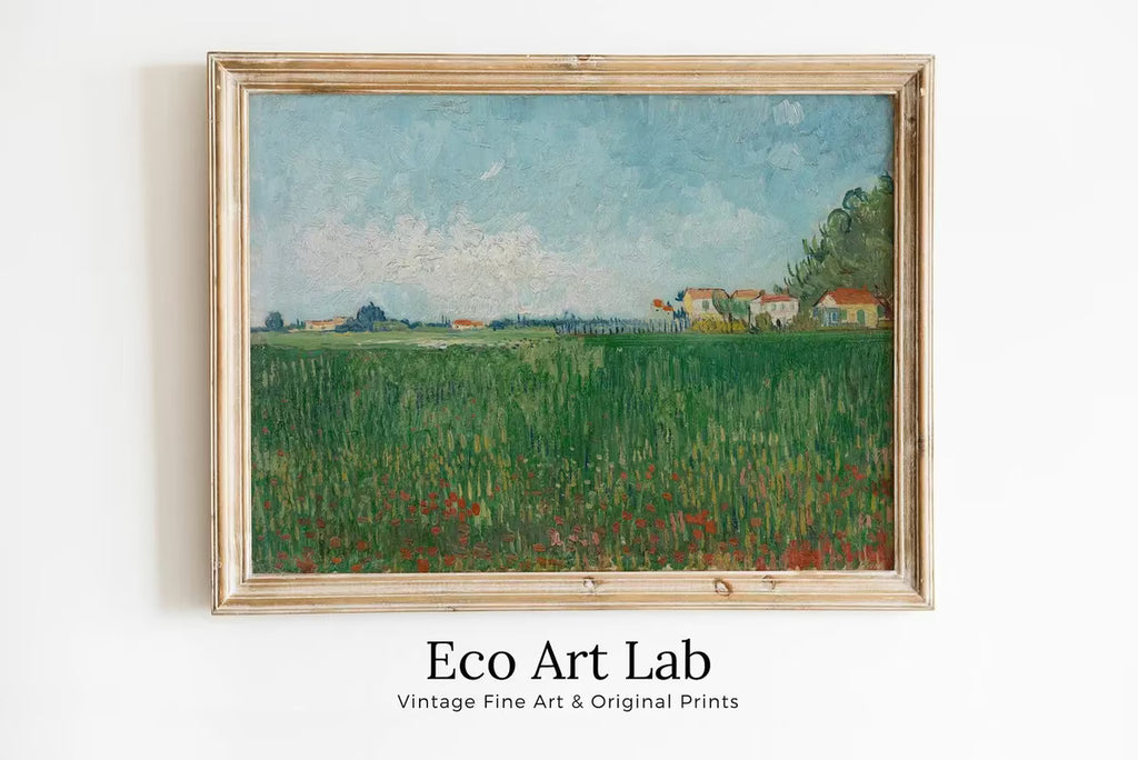 Field with Poppies. Vincent van Gogh Printable Famous Art Print. Instant Download van Gogh Print. Vintage Spring Painting. Fine Art Print – Printable Wall Art