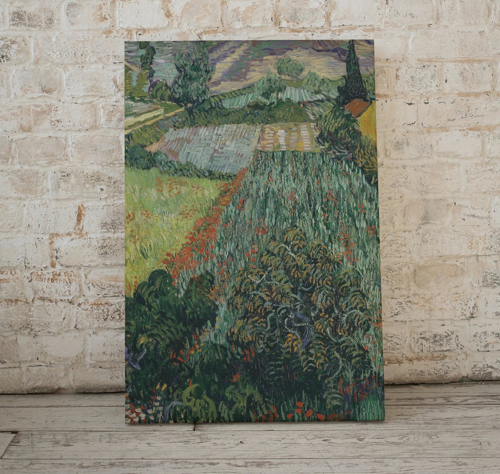 Champ de coquelicots de Vincent van Gogh. Impression d’art célèbre. Téléchargement instantané de l’impression de van Gogh. Impression d’art pour la décoration murale.