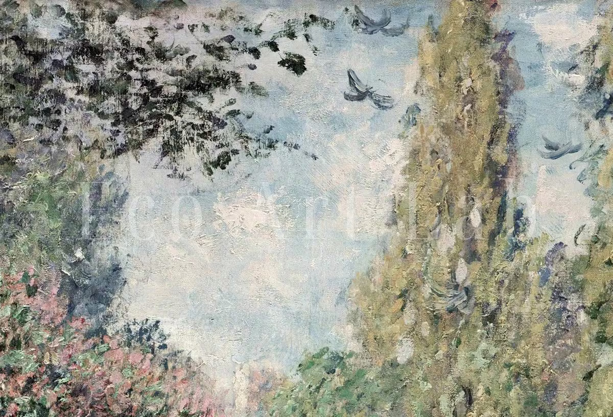Floral Landscape Painting | Claude Monet Famous Fine Art | Instant Download Vintage Art | Printable Wall Art | Spring Decor – Printable Wall Art