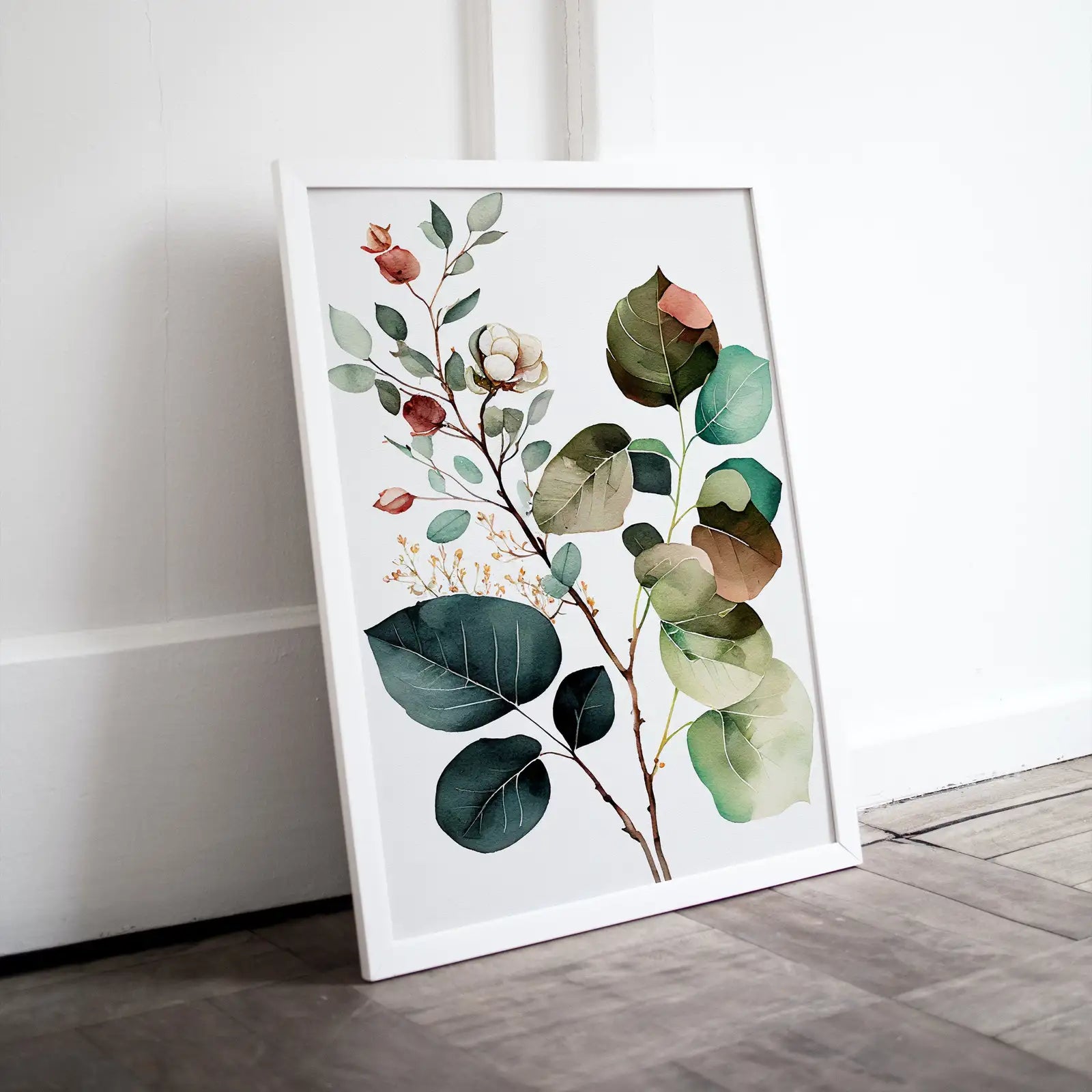 Included artwork preview showing first selection of artworks from Floral Minimalist Art. Wild Flowers Art. Printable Flower Watercolor. Floral Printable Wall Art. Colorful Boho Floral Art. Botanical Print.