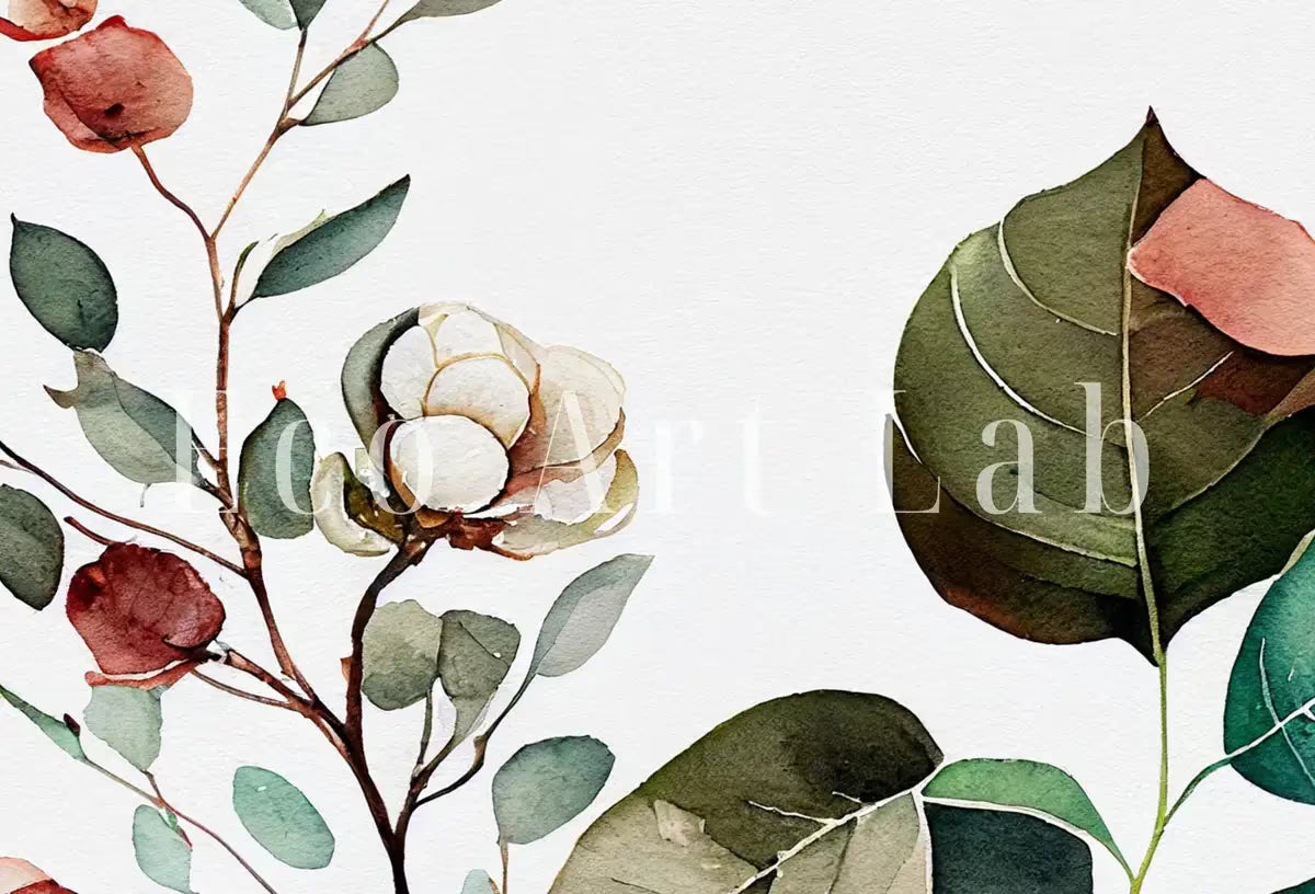 Floral Minimalist Art. Wild Flowers Art. Printable Flower Watercolor. Floral Printable Wall Art. Colorful Boho Floral Art. Botanical Print – Printable Wall Art