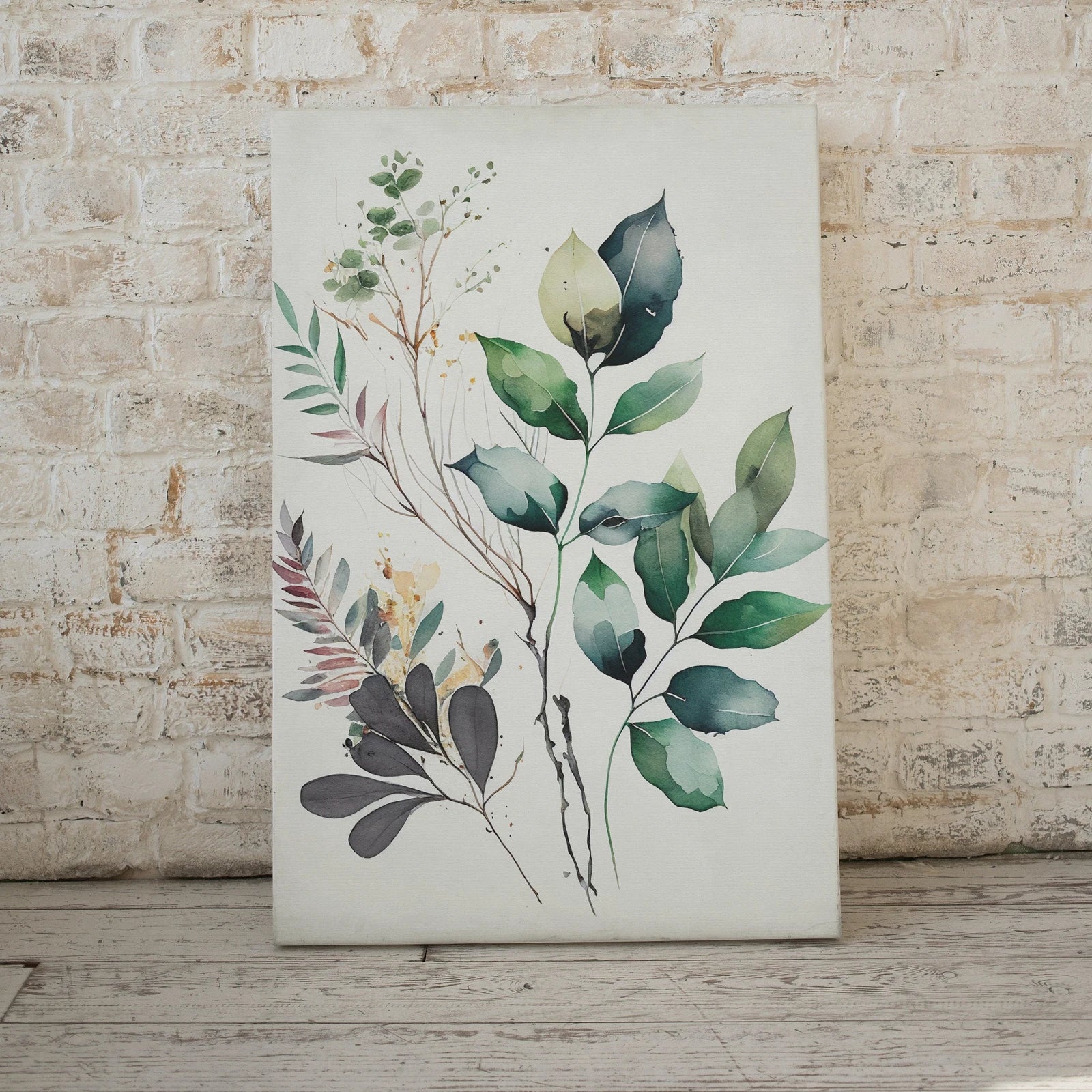 Second included artwork preview from Floral Printable Wall Art. Boho Floral Art. Floral Minimalist Art. Printable Flower Watercolor. Watercolor Botanical Print. Wild Flowers Art featuring various scenes.