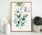Floral Printable Wall Art. Boho Floral Art. Watercolor Botanical Print. Printable Flower Watercolor. Wild Flowers Art. Floral Minimalist Art – Printable Wall Art