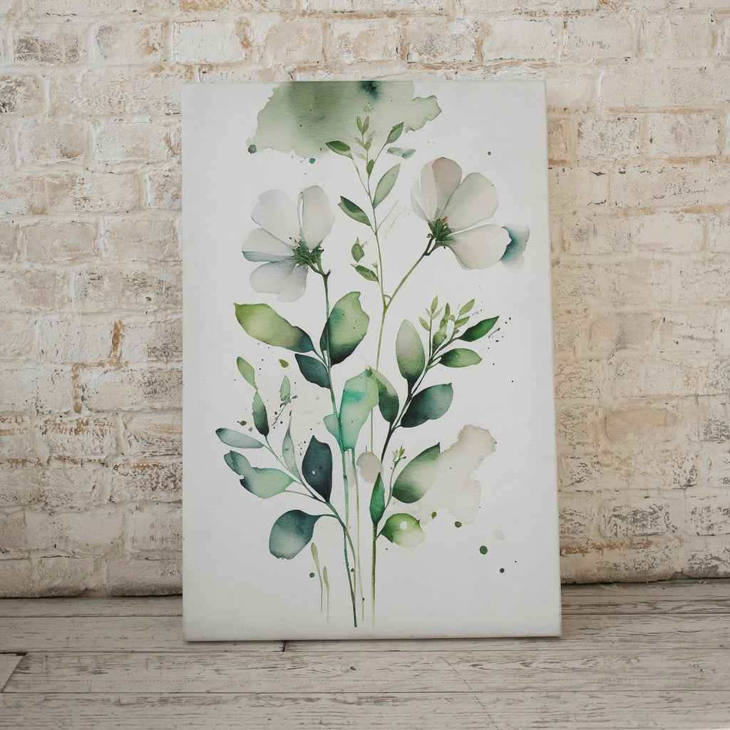 Floral Printable Wall Art. Boho Floral Art. Watercolor Botanical Print. Printable Flower Watercolor. Wild Flowers Art. Floral Minimalist Art – Printable Wall Art Digital Download – Digital Download