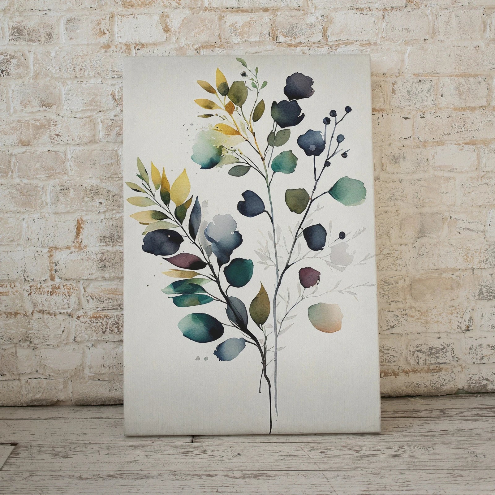Second included artwork preview from Floral Printable Wall Art. Colorful Boho Floral Art. Floral Minimalist Art. Wild Flowers Art. Printable Flower Watercolor. Botanical Print featuring various scenes.