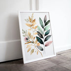 Floral Printable Wall Art. Floral Minimalist Art. Printable Flower Watercolor. Boho Floral Art. Watercolor Botanical Print. Wild Flowers Art – Printable Wall Art Digital Download – Digital Download