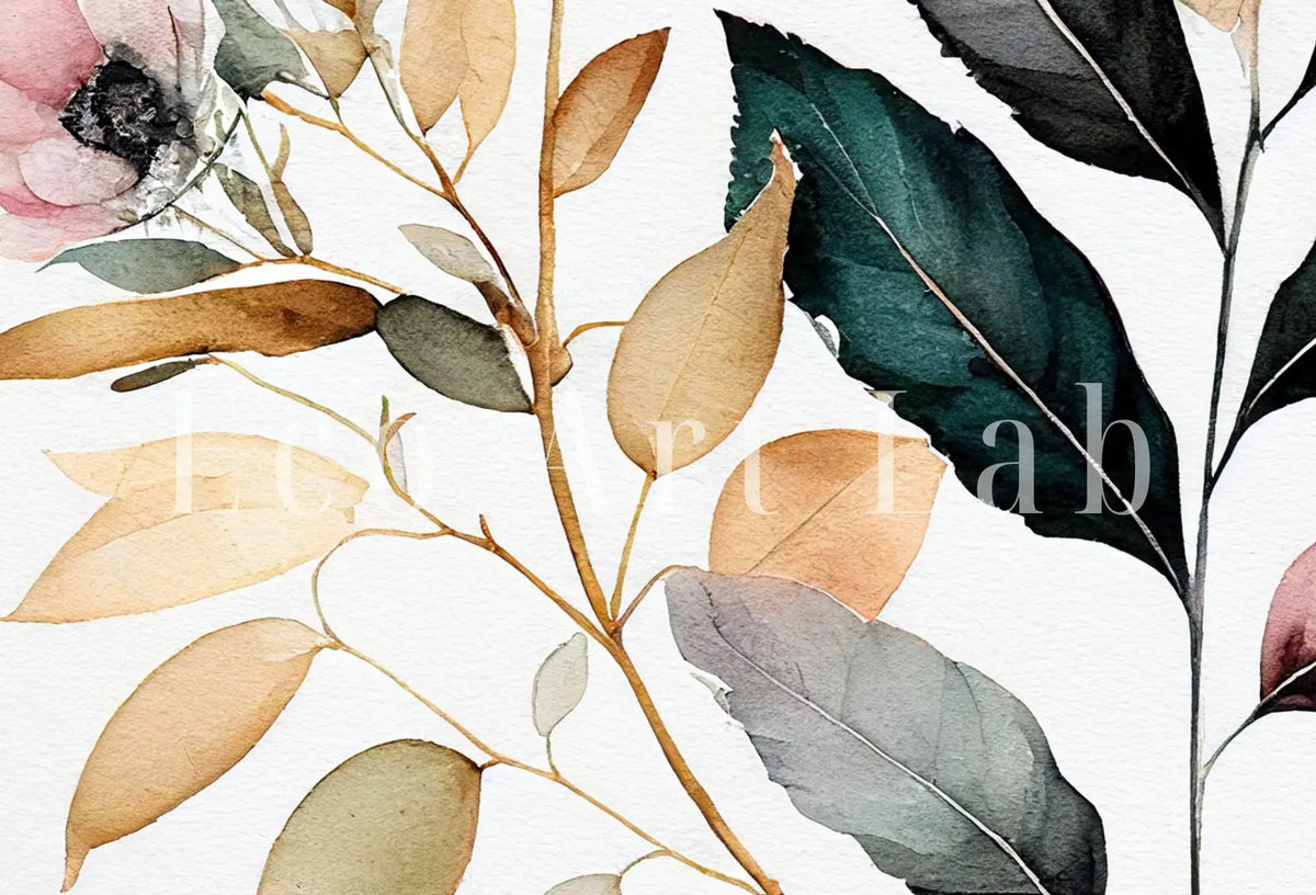 Floral Printable Wall Art. Floral Minimalist Art. Printable Flower Watercolor. Boho Floral Art. Watercolor Botanical Print. Wild Flowers Art – Printable Wall Art Digital Download – Digital Download