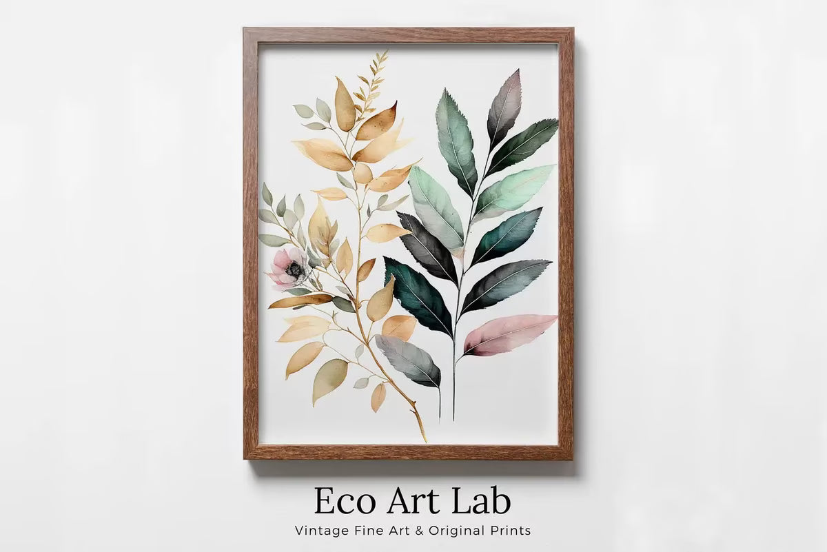 Floral Printable Wall Art. Floral Minimalist Art. Printable Flower Watercolor. Boho Floral Art. Watercolor Botanical Print. Wild Flowers Art – Printable Wall Art