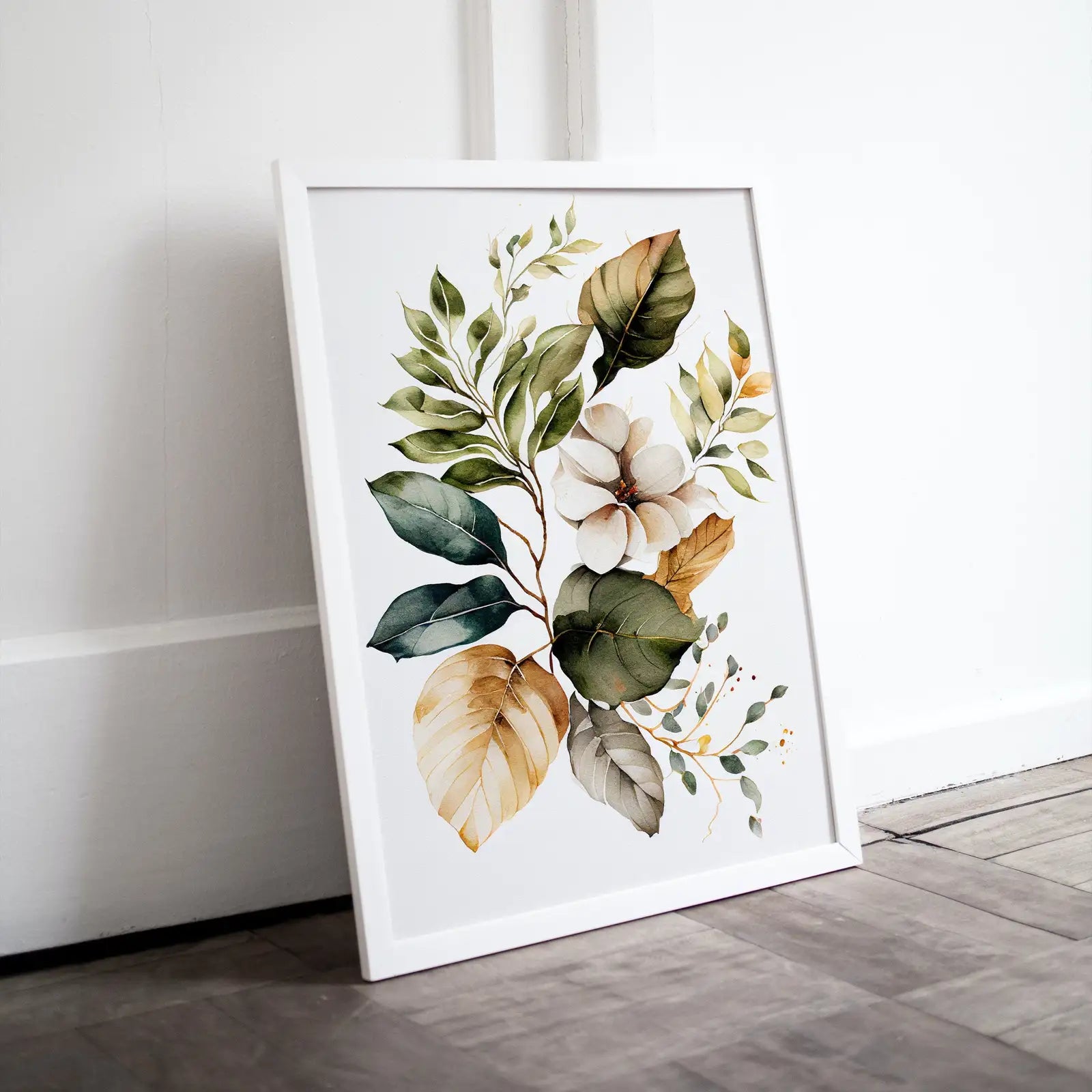 Included artwork preview showing first selection of artworks from Floral Printable Wall Art. Floral Minimalist Art. Printable Flower Watercolor. Boho Floral Art. Watercolor Botanical Print. Wild Flowers Art. (variation 2)