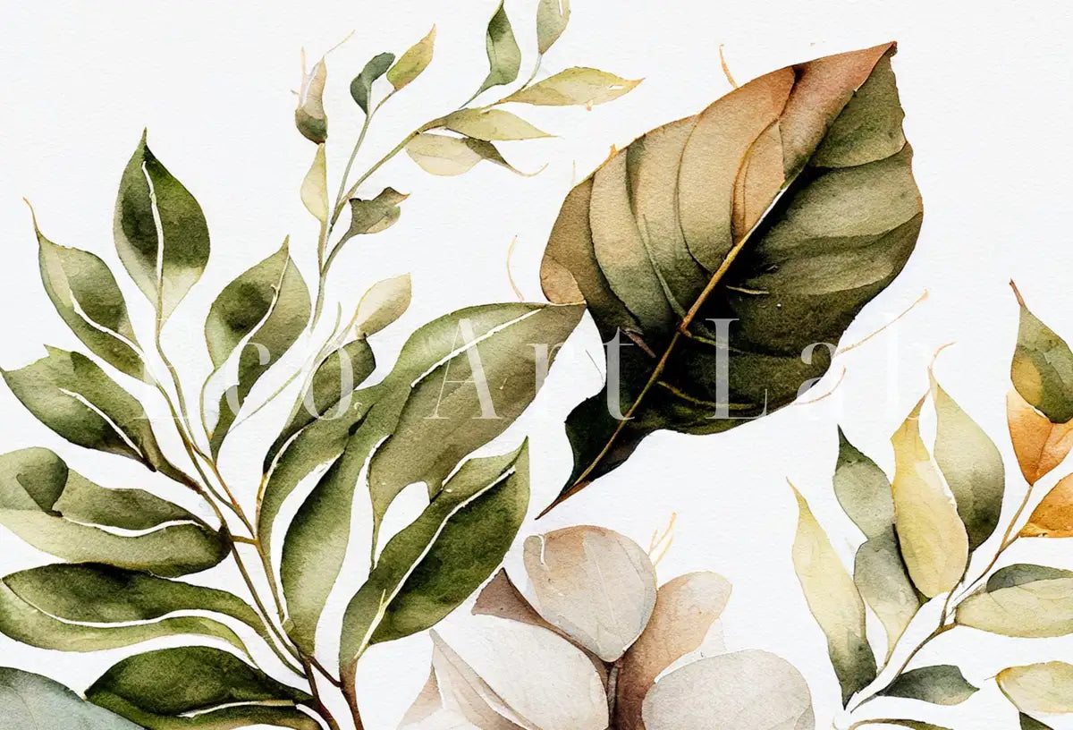 Detail view of artwork from Floral Printable Wall Art. Floral Minimalist Art. Printable Flower Watercolor. Boho Floral Art. Watercolor Botanical Print. Wild Flowers Art. (variation 8)