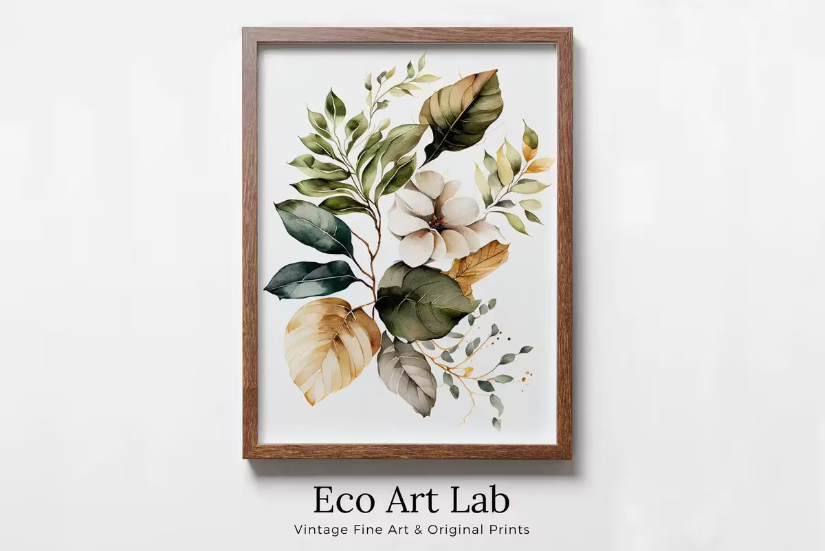 Floral Printable Wall Art. Floral Minimalist Art. Printable Flower Watercolor. Boho Floral Art. Watercolor Botanical Print. Wild Flowers Art – Printable Wall Art