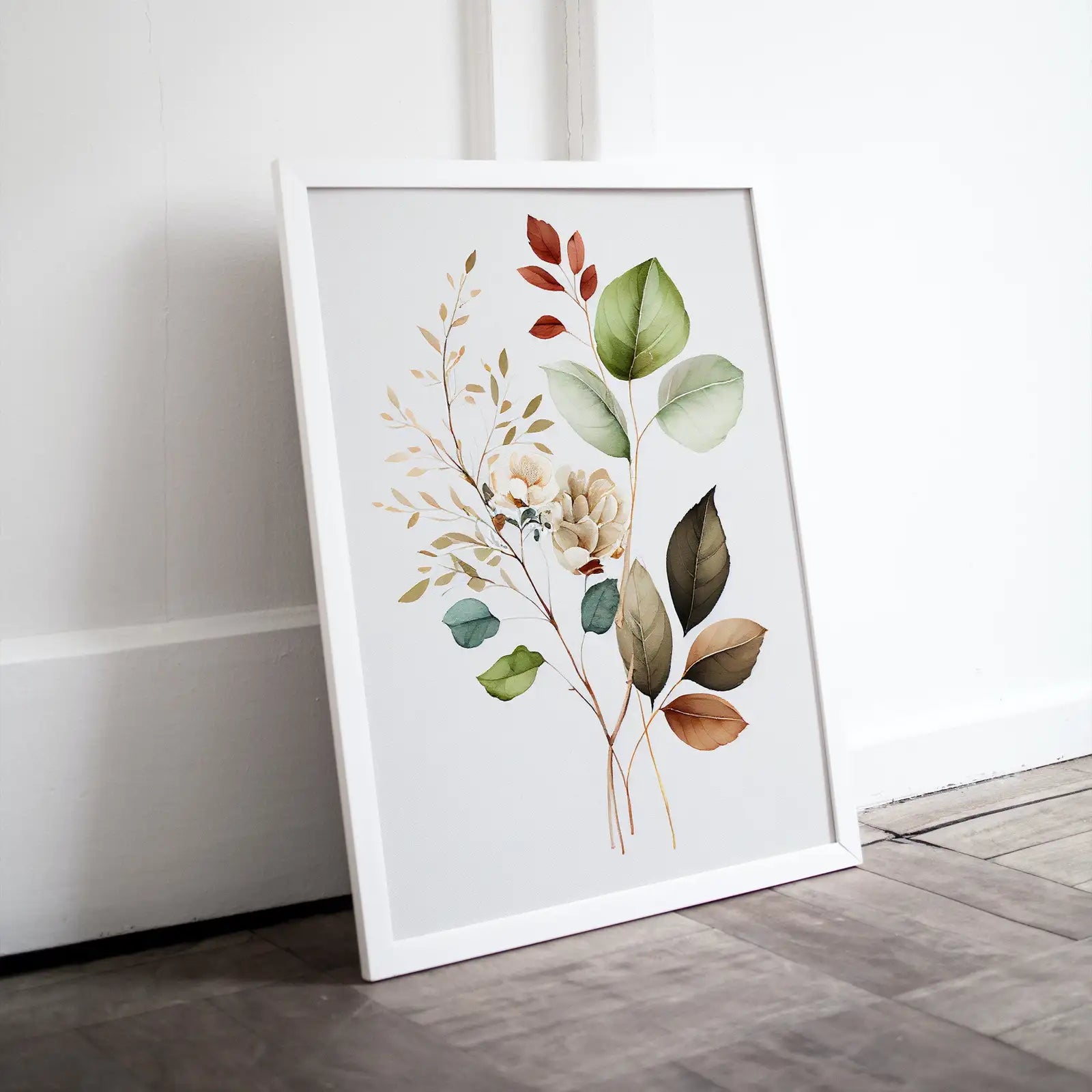 Included artwork preview showing first selection of artworks from Floral Printable Wall Art. Watercolor Botanical Print. Wild Flowers Art. Printable Flower Watercolor. Boho Floral Art. Floral Minimalist Art.