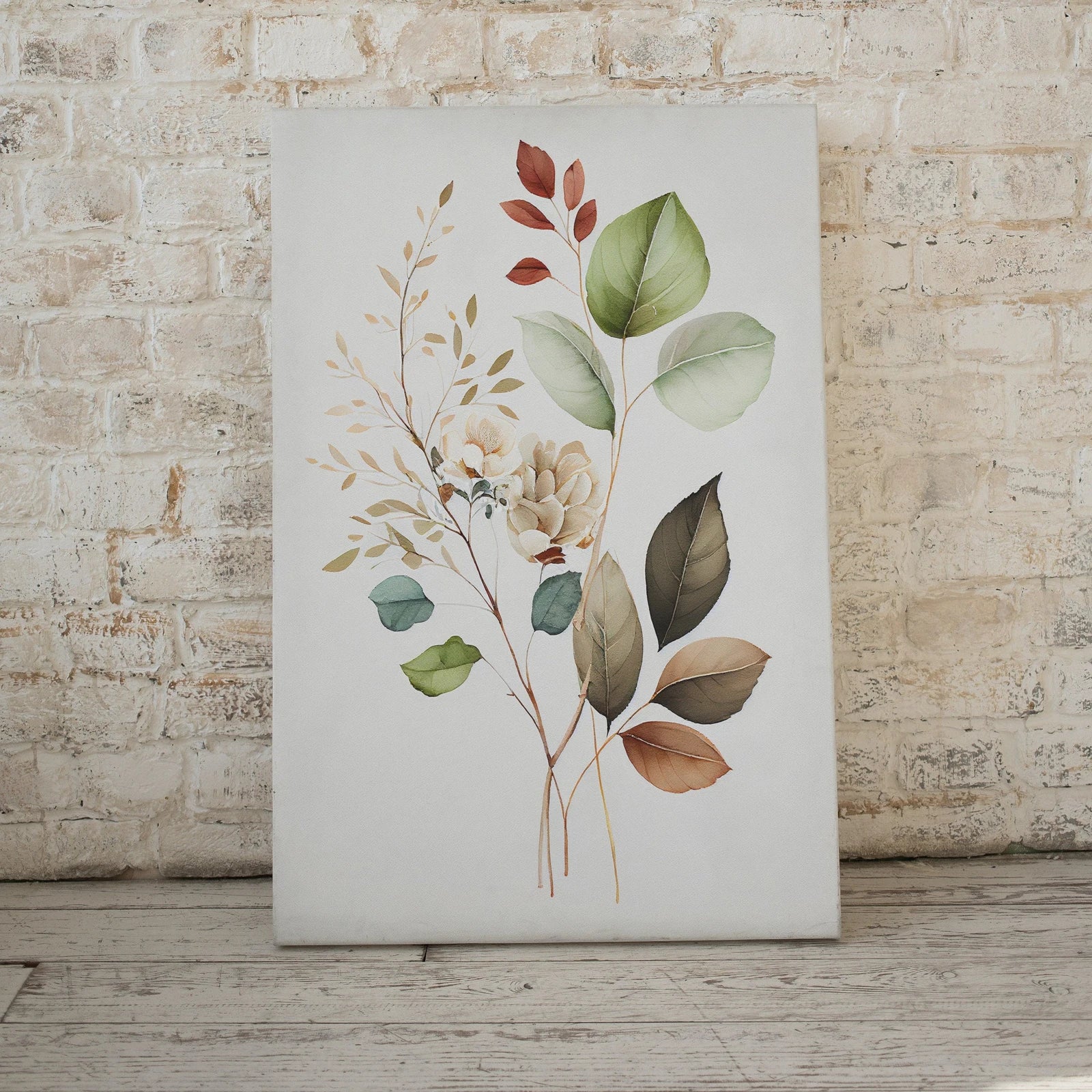 Second included artwork preview from Floral Printable Wall Art. Watercolor Botanical Print. Wild Flowers Art. Printable Flower Watercolor. Boho Floral Art. Floral Minimalist Art featuring various scenes.