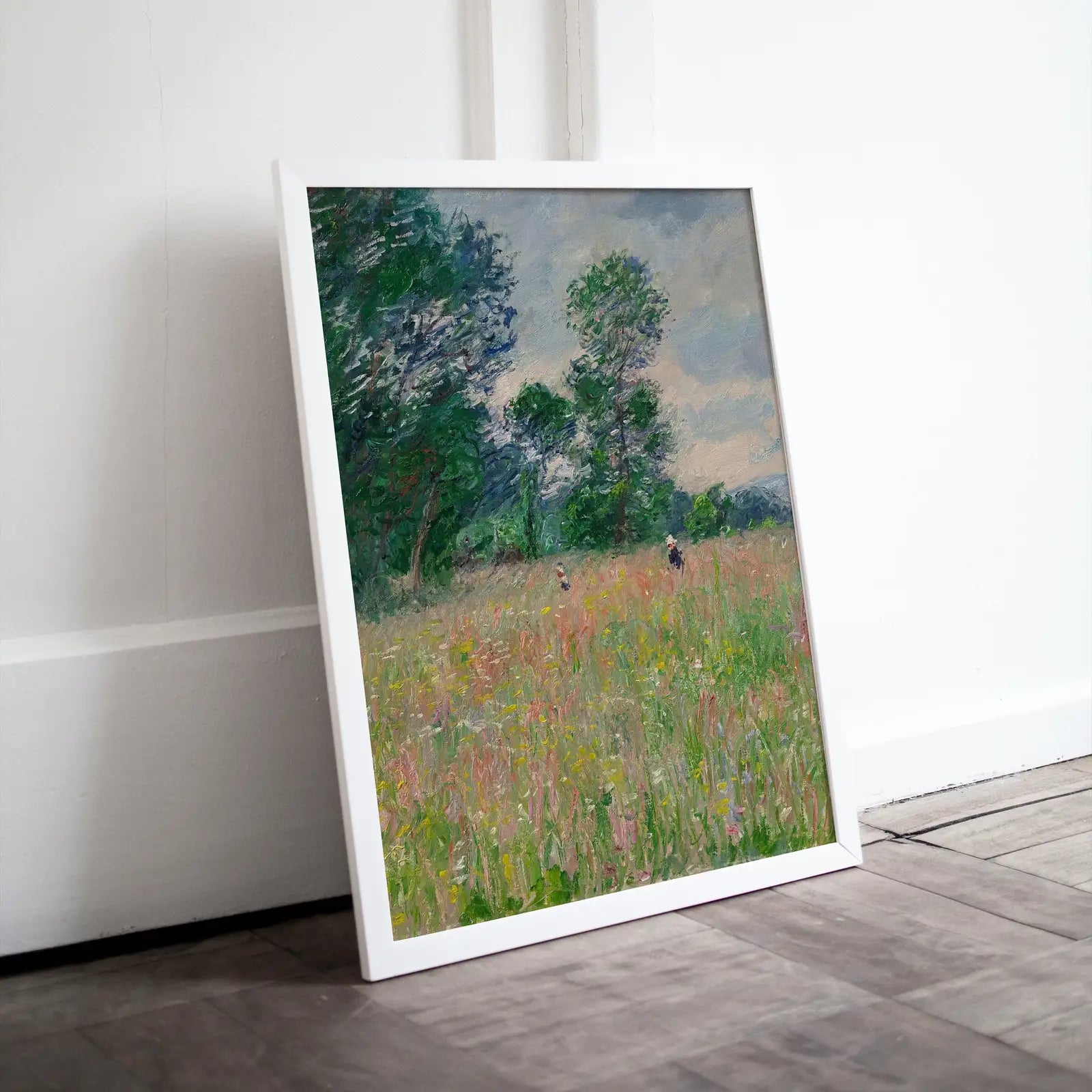 Included artwork preview showing first selection of artworks from Flowering Meadow Claude Monet Painting. Famous Monet Art. Instant Download Vintage Decor. Vintage Landscape Printable Wall Art. Spring Decor.