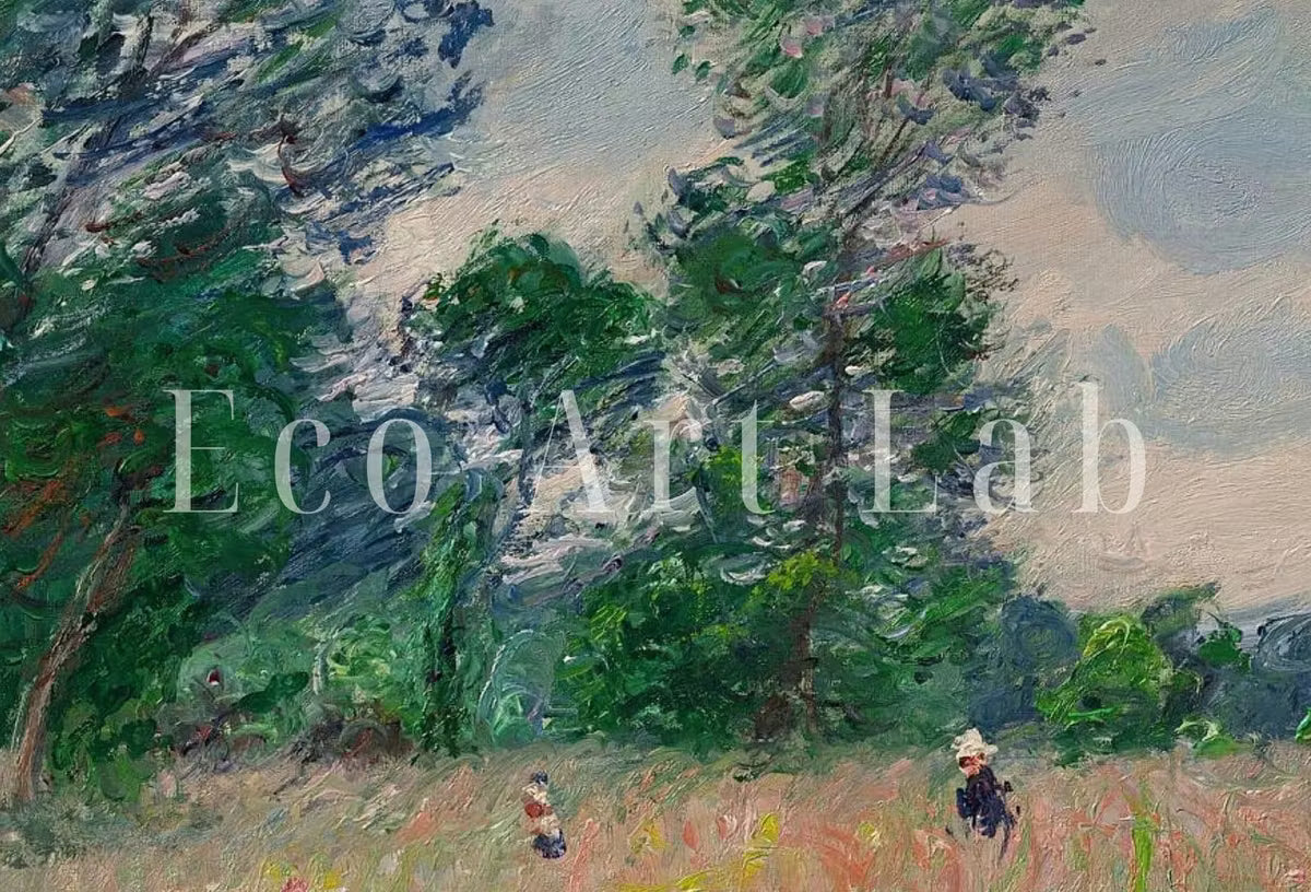 Flowering Meadow Claude Monet Painting. Famous Monet Art. Instant Download Vintage Decor. Vintage Landscape Printable Wall Art. Spring Decor – Printable Wall Art