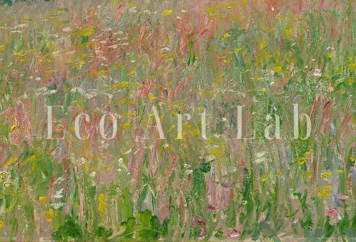 Flowering Meadow Claude Monet Painting. Famous Monet Art. Instant Download Vintage Decor. Vintage Landscape Printable Wall Art. Spring Decor – Printable Wall Art