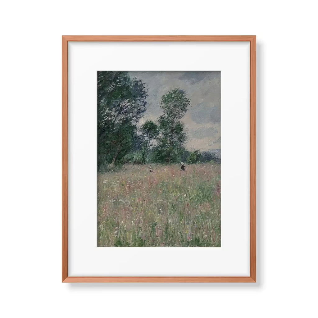 Flowering Meadow | Famous Claude Monet Painting | Spring Printable | Instant Download Vintage Landscape | Fine Art Print – Printable Wall Art
