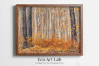 Framed view of Forest in Autumn. Fall Landscape Painting. Printable Wall Art for Home or Office Decor. Forest Art Nature Print Digital Art Instant Download – printable wall art digital download.