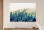 Forest Morning Mist Landscape Digital Painting. Printable Wall Art, Home or Office Decor. Forest Wall Art, Nature Print Instant Download – Printable Wall Art
