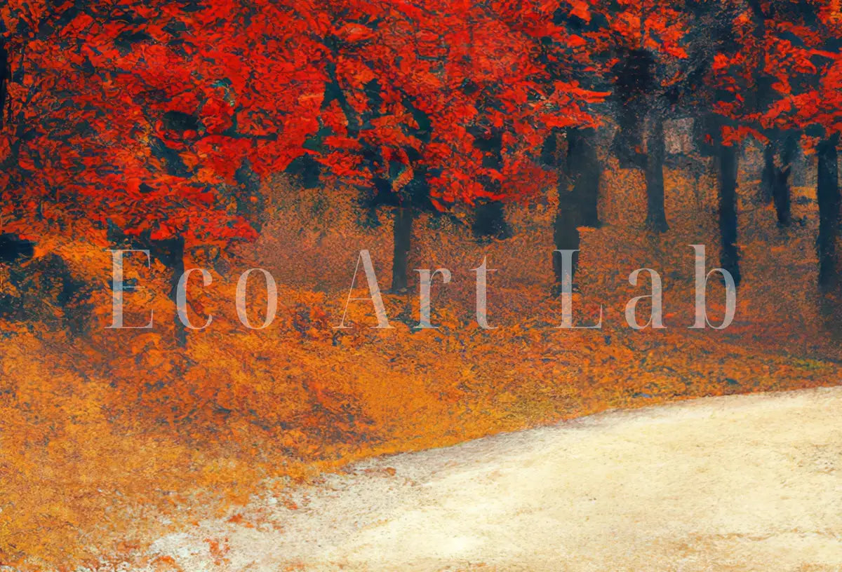Forest Trail in the Fall 3 Piece Wall Art | Nature Print | Landscape Painting | Set of 3 Prints | Home or Office Decor | Instant Download – Printable Wall Art Set (Digital Download)