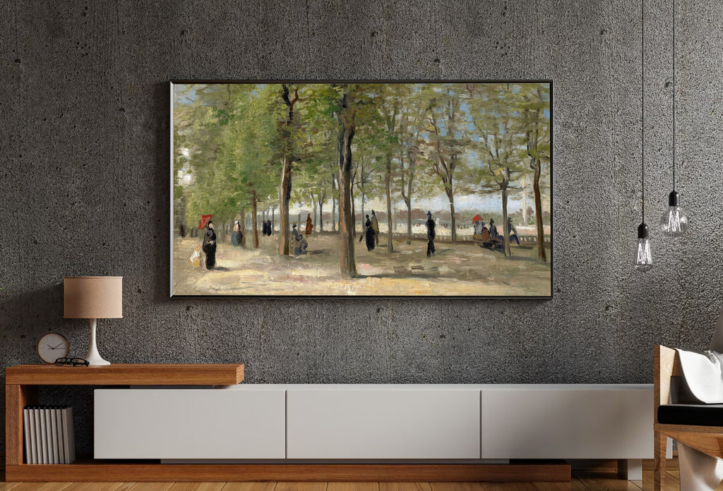 Vincent Van Gogh - Frame TV Floral - Terrace in Luxembourg Gardens