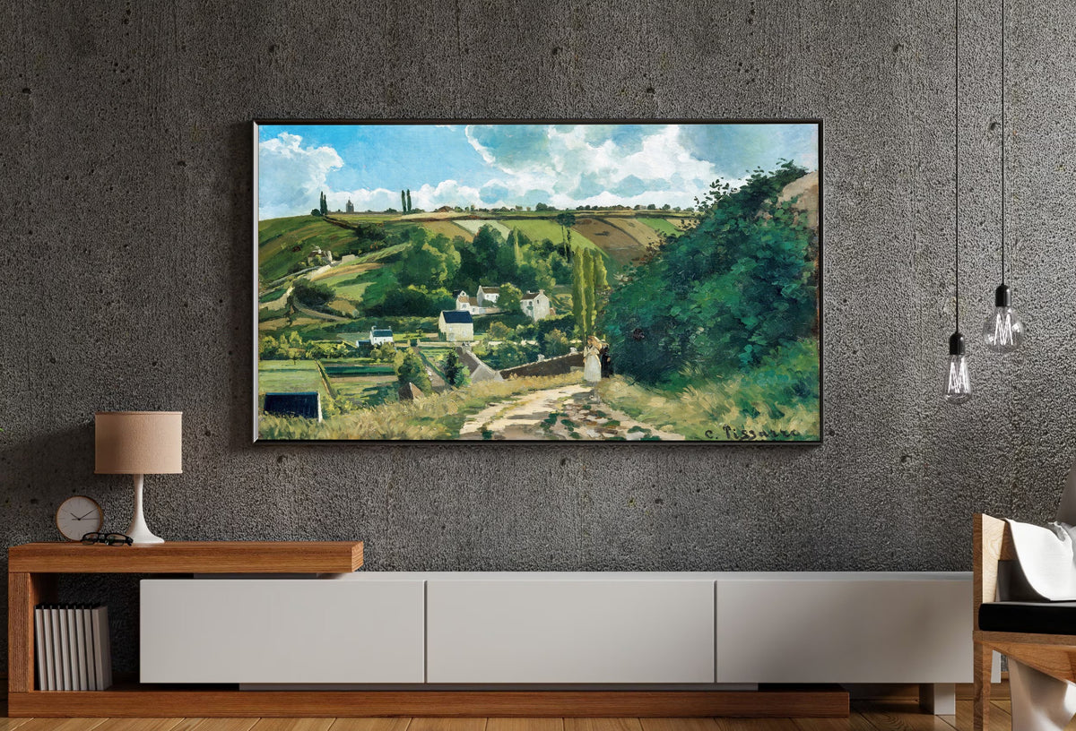 Camille Pissarro - Frame TV Landscape - Jalais hills Pontoise