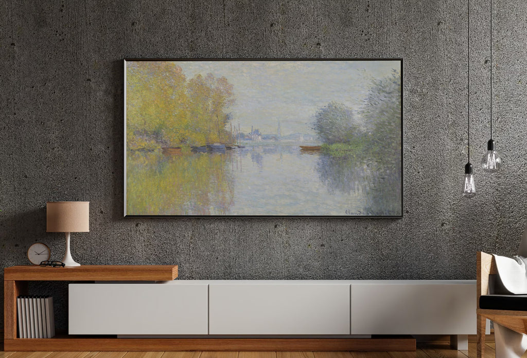 Claude Monet - Frame TV Art - Autumn on the Seine Argenteuil