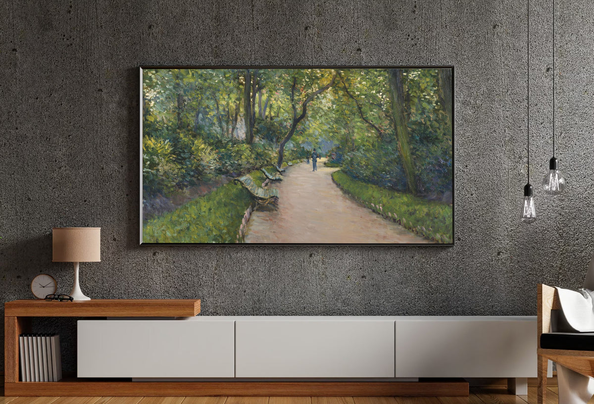 Gustave Caillebotte - Frame TV Art - The Parc Monceau