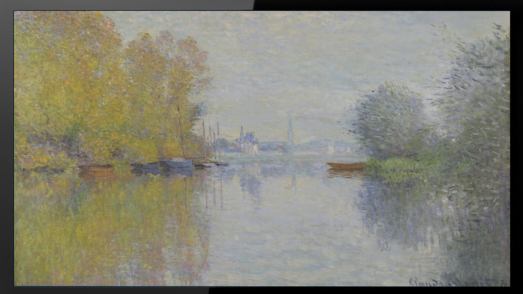 Claude Monet - Frame TV Art - Autumn on the Seine Argenteuil