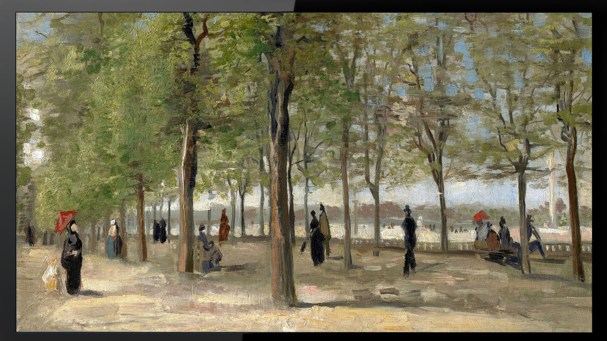 Vincent Van Gogh - Frame TV Floral - Terrace in Luxembourg Gardens