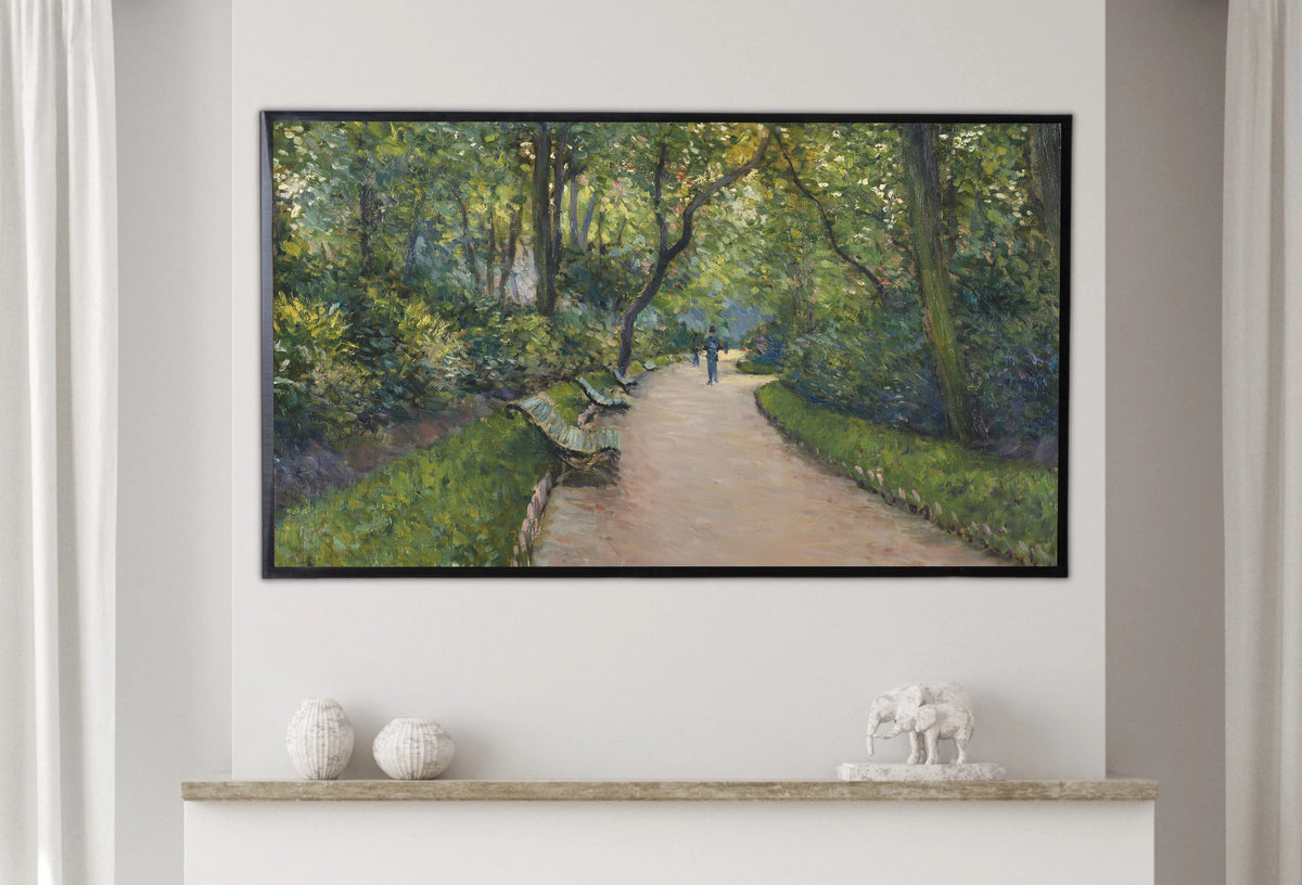 Gustave Caillebotte - Frame TV Art - The Parc Monceau