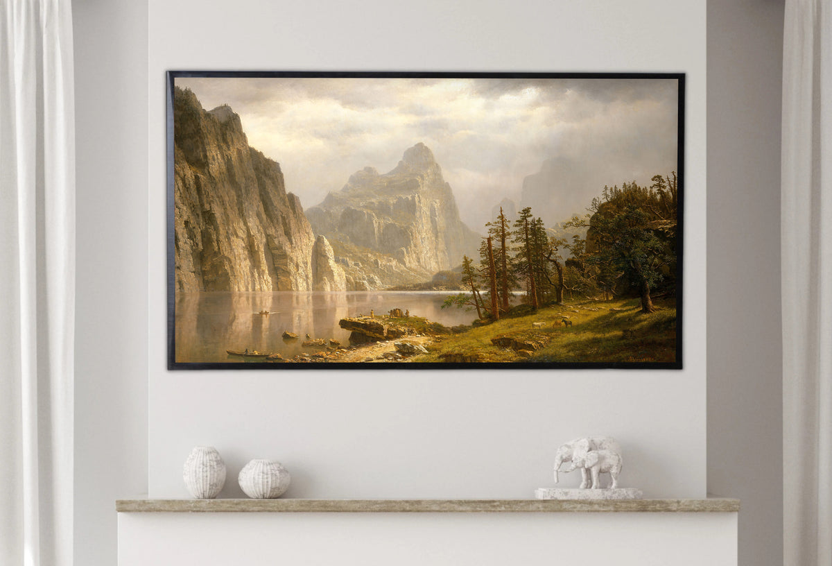 Samsung Frame TV Art 4K - Featured - Famous Albert Bierstadt