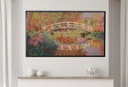 Samsung Frame TV Art 4K - Japanese Footbridge Giverny - Famous Claude Monet