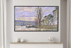 Samsung Frame TV Art 4K - River at Lavacourt Monet - Famous Claude Monet