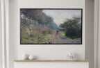 Samsung Frame TV Art 4K - The Sheltered Path - Claude Monet