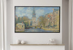 Samsung Frame TV Art 4K -  The Zuiderkerk Amsterdam - Famous Claude Monet