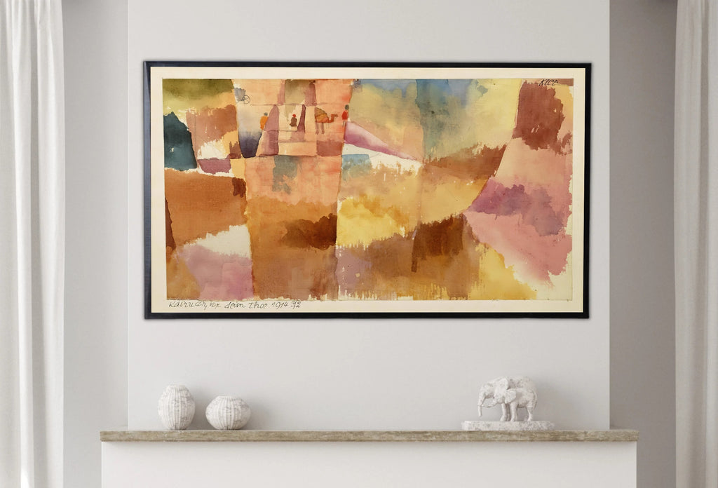 Samsung Frame TV Art 4K - Kairouan Before the Gate - Famous Paul Klee