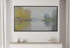 Claude Monet - Frame TV Art - Autumn on the Seine Argenteuil