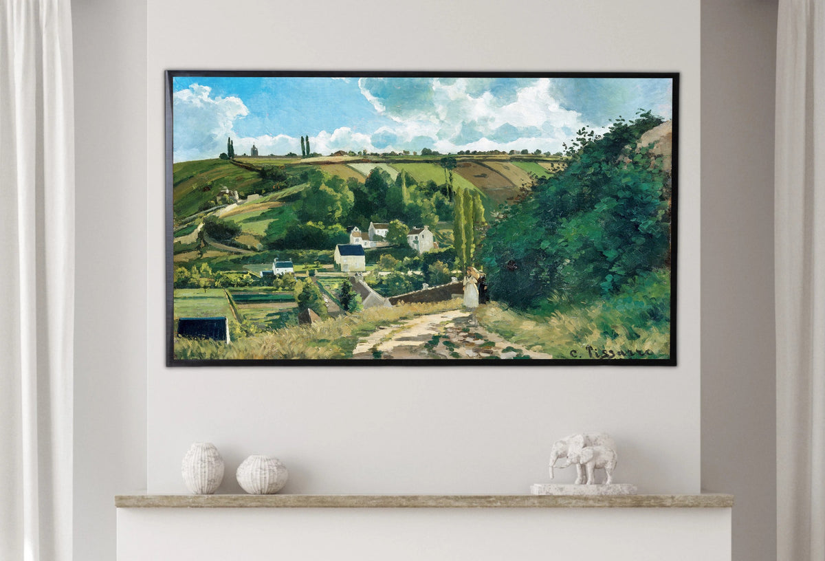 Camille Pissarro - Frame TV Landscape - Jalais hills Pontoise