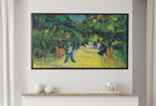 Samsung Frame TV Art 4K - Entrance to the Public Gardens in Arles - Famous Vincent van Gogh